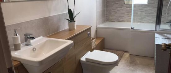 new bathroom installation