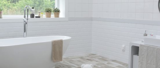 Tiled bathroom