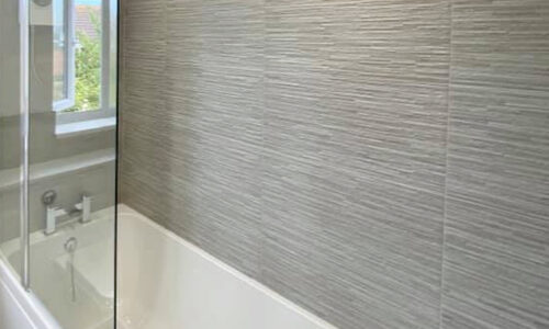 Bathroom tiles modern grey