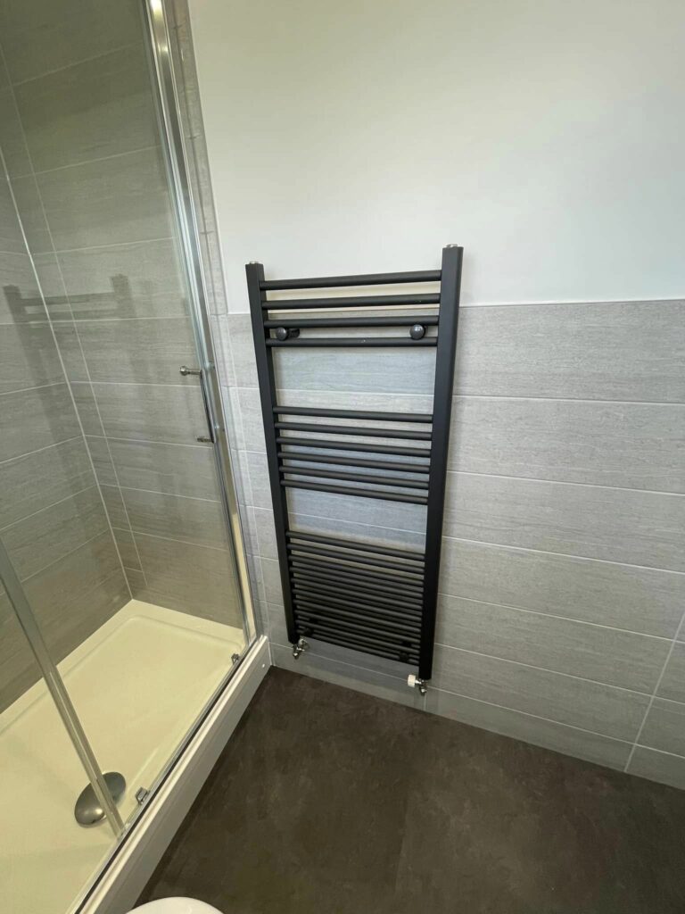 Bathroom Renovation - After - Heated Towel Rail